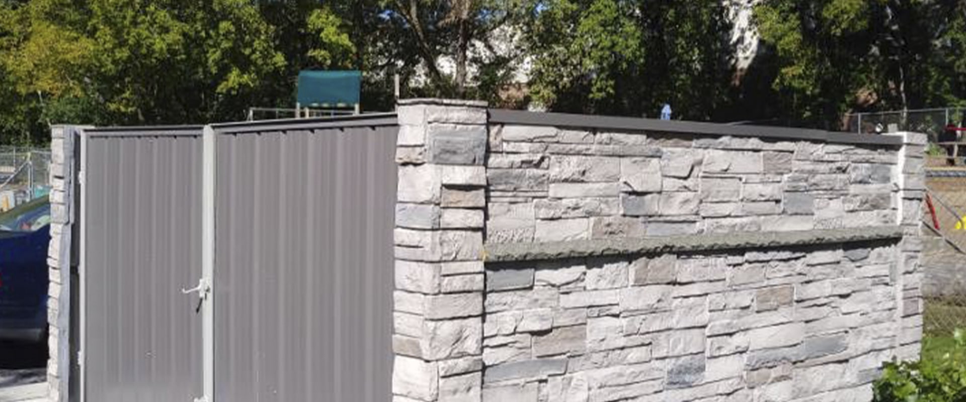 How to design a dumpster enclosure?