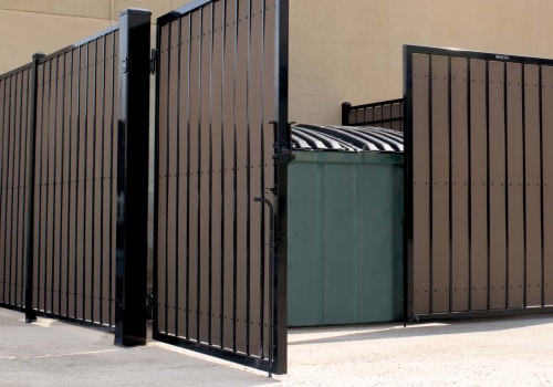 What is dumpster enclosure?