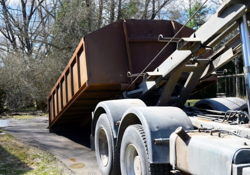 How much weight can you put in a 15 yard dumpster?