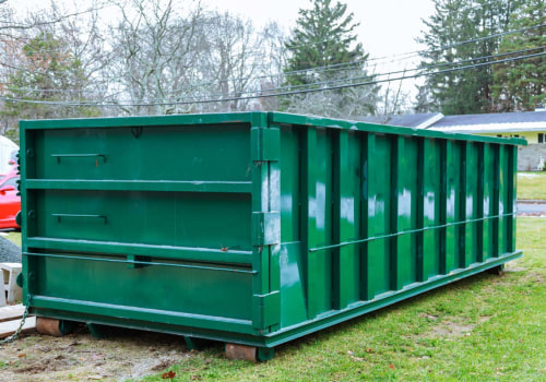 How large is a standard dumpster?