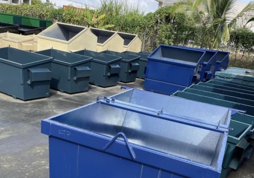 Why are dumpsters measured in yards?